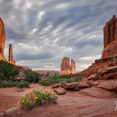 Park Avenue - Arches National Park, Utah, USA