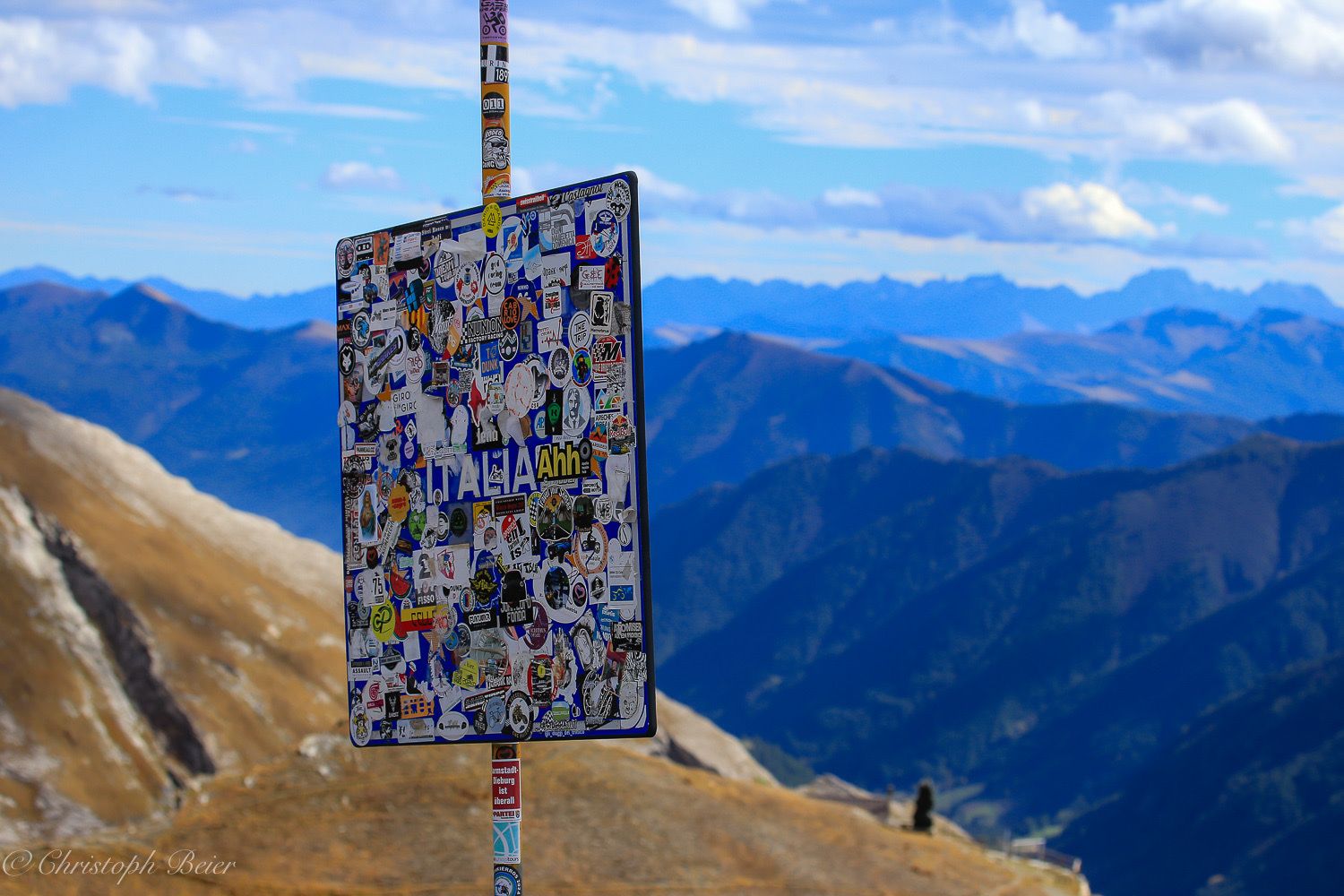 Passo de Colle dell' Agnello, Italy