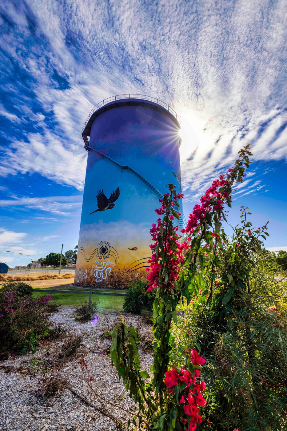 Percy Hobson Silo Art,  Bourke, NSW, Australia
