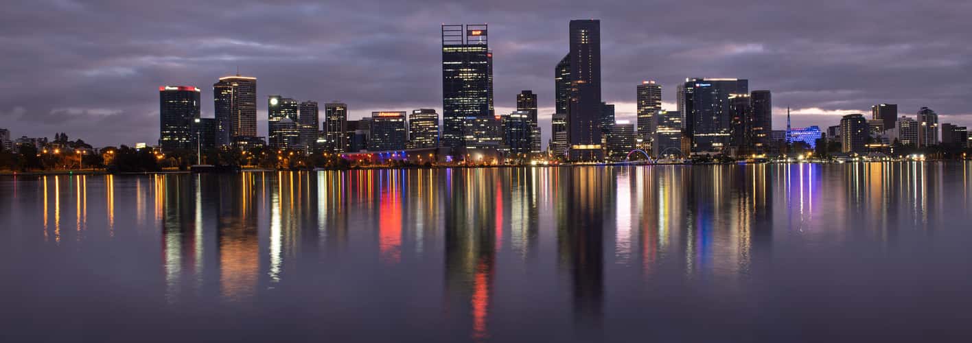 Perth city skyline