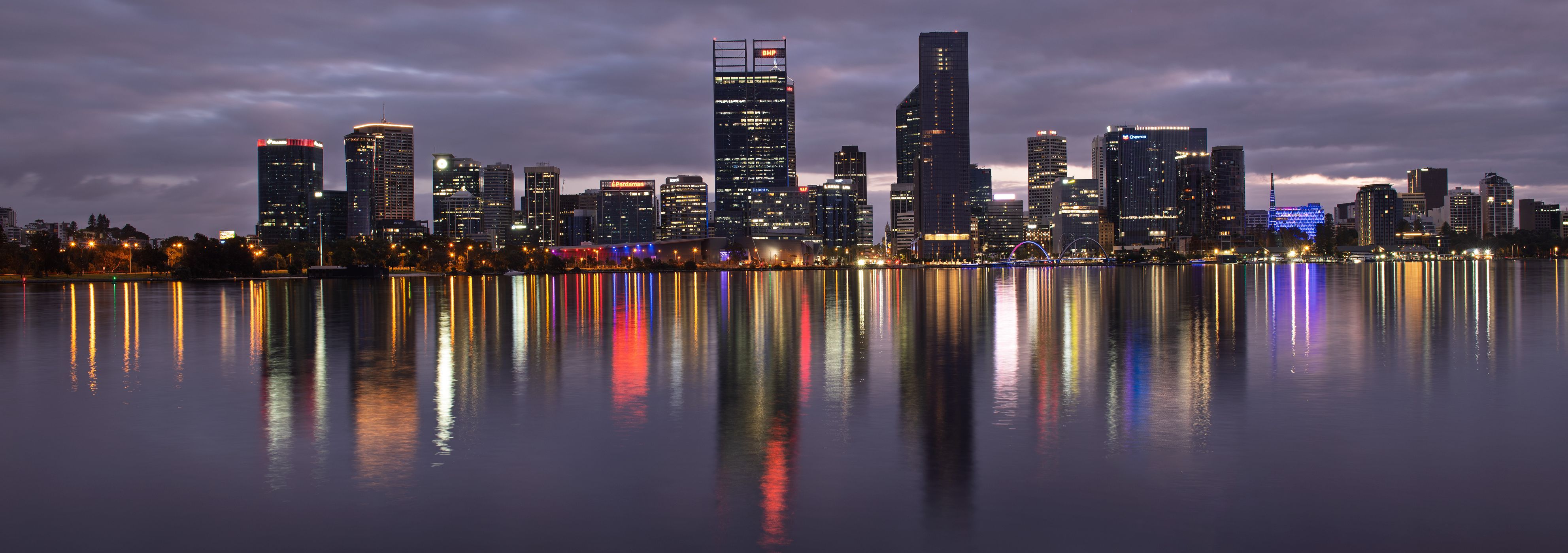 Perth city skyline, Australia