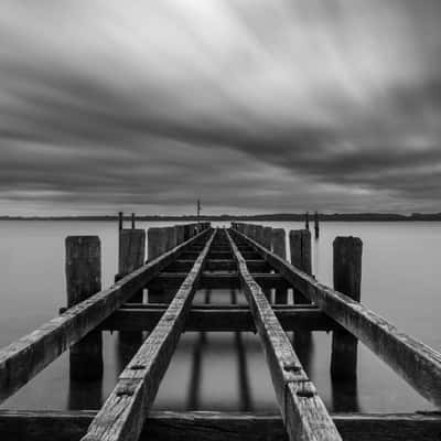 Pier in Travemünde, Germany