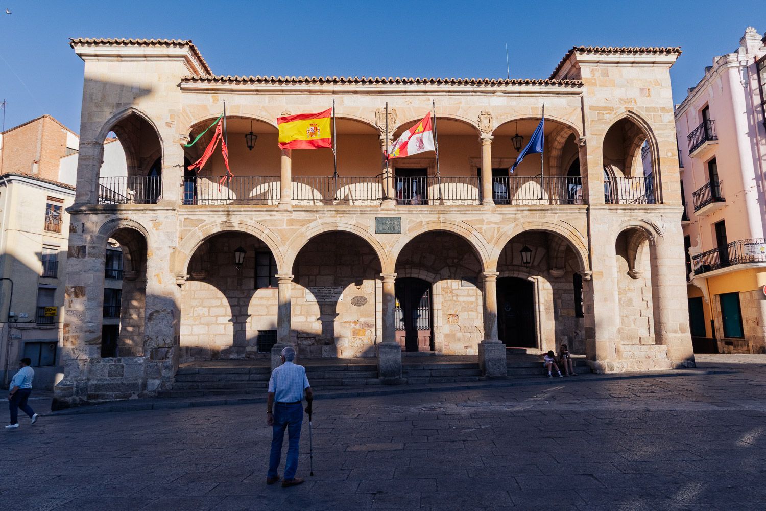 Plaza Mayor of Zamora, Spain