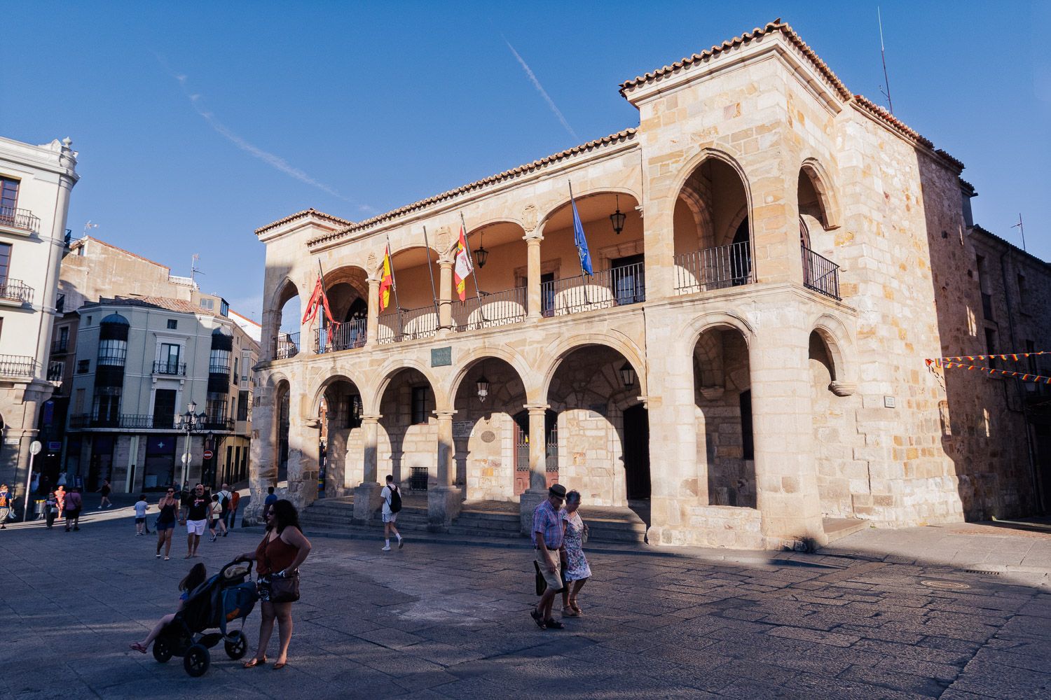 Plaza Mayor of Zamora, Spain