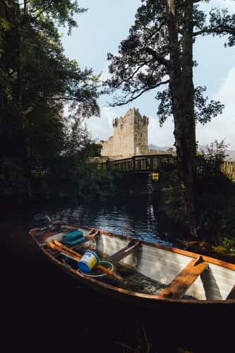 Pleasure Boats near Ross Castle Co Kerry