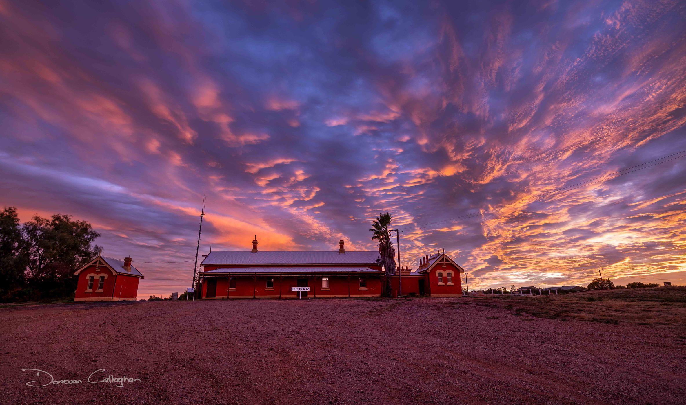 Rail way station, Cobar, NSW, Australia