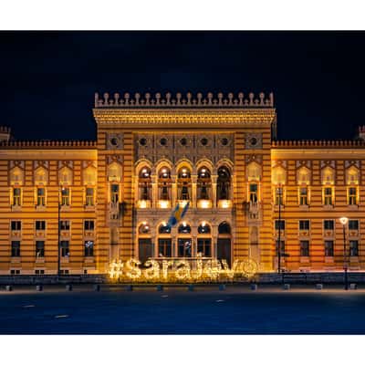 Sarajevo City Hall, Bosnia and Herzegovina
