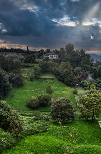 Scorci autunnali di Bergamo Città Alta