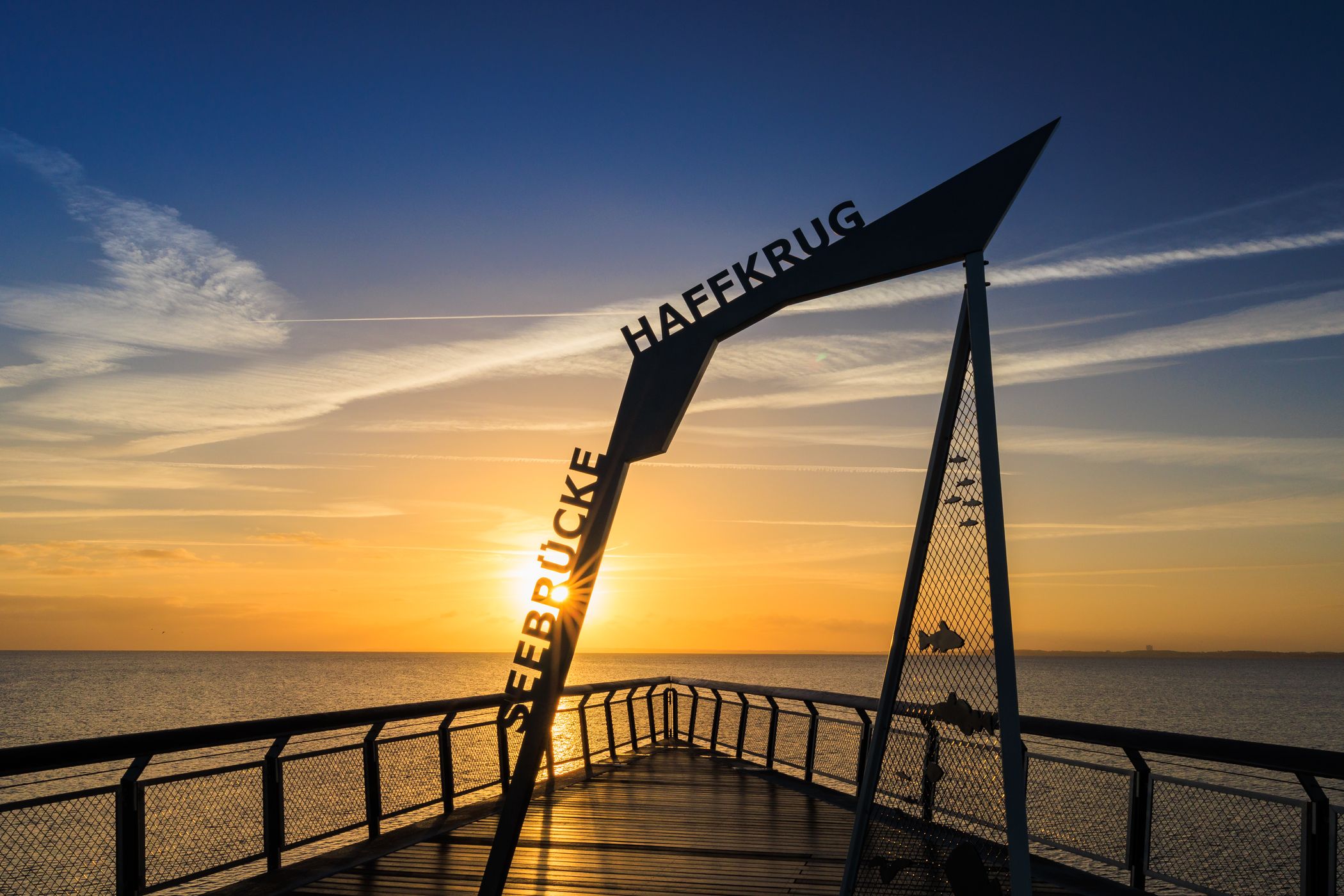 Seebrücke Haffkrug, Germany