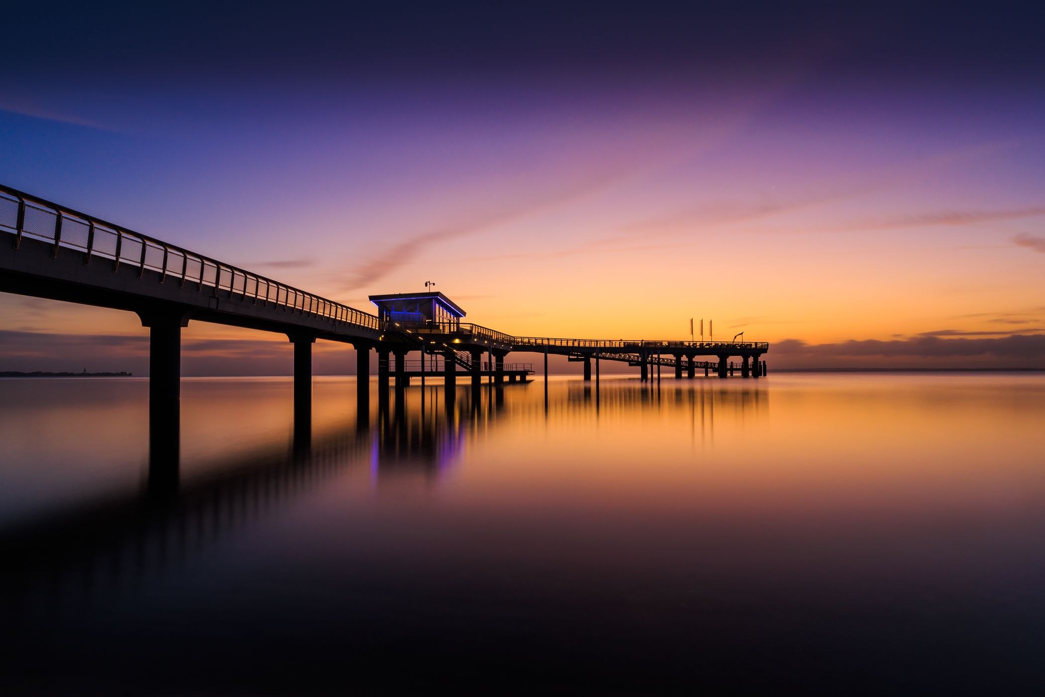 Seebrücke Haffkrug, Germany