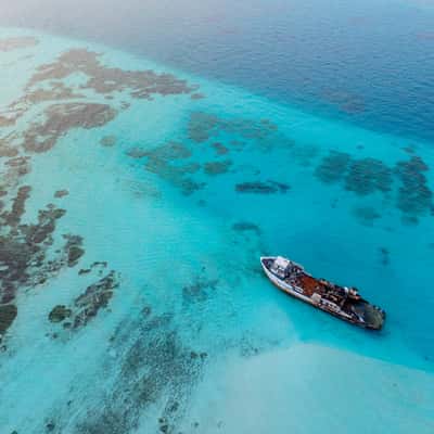 Shipwreck at Maldives, Maldives