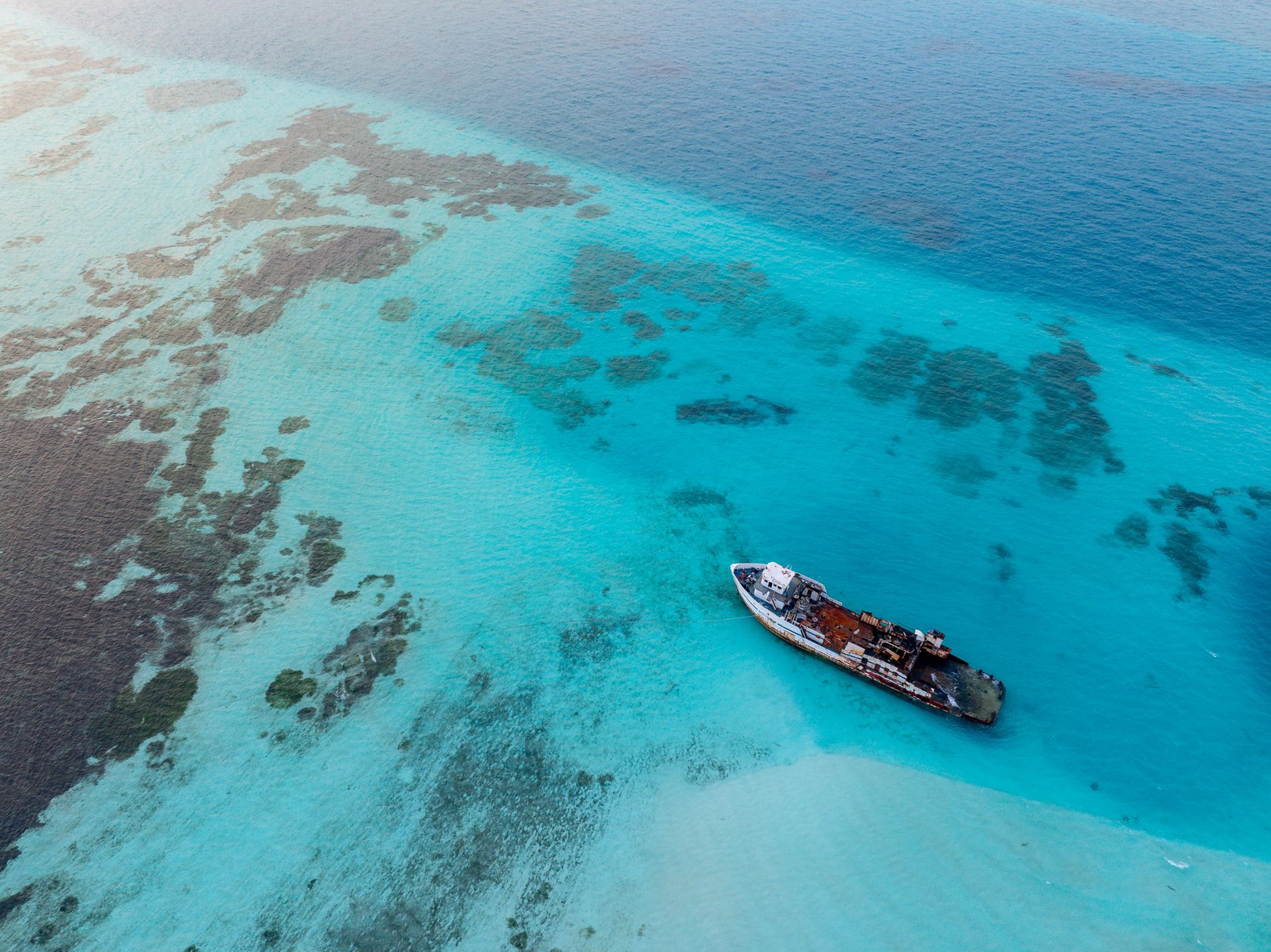 Shipwreck at Maldives, Maldives