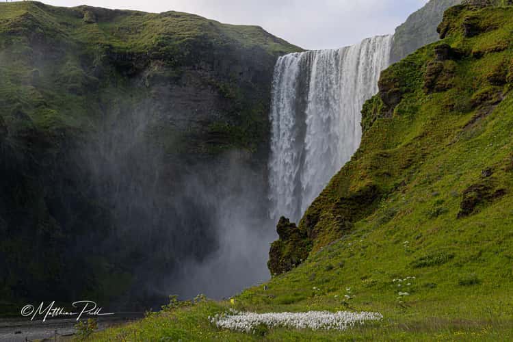 Skogafoss front view
