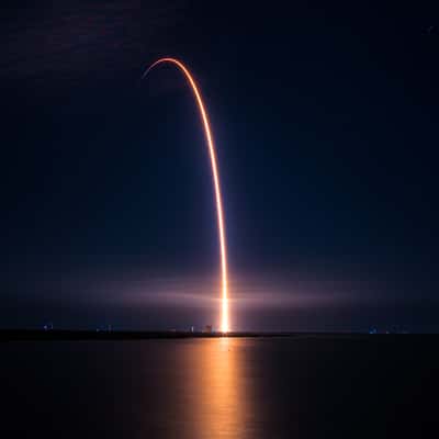 SpaceX Launch from A. Max Brewer Bridge, USA