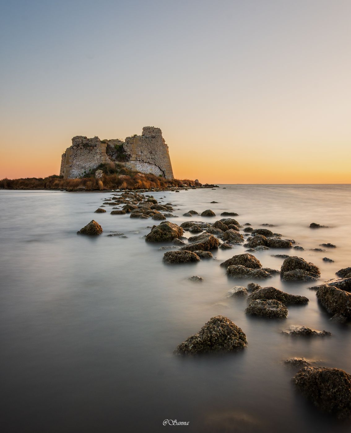 Sunset Torre de Sant Joan, Spain