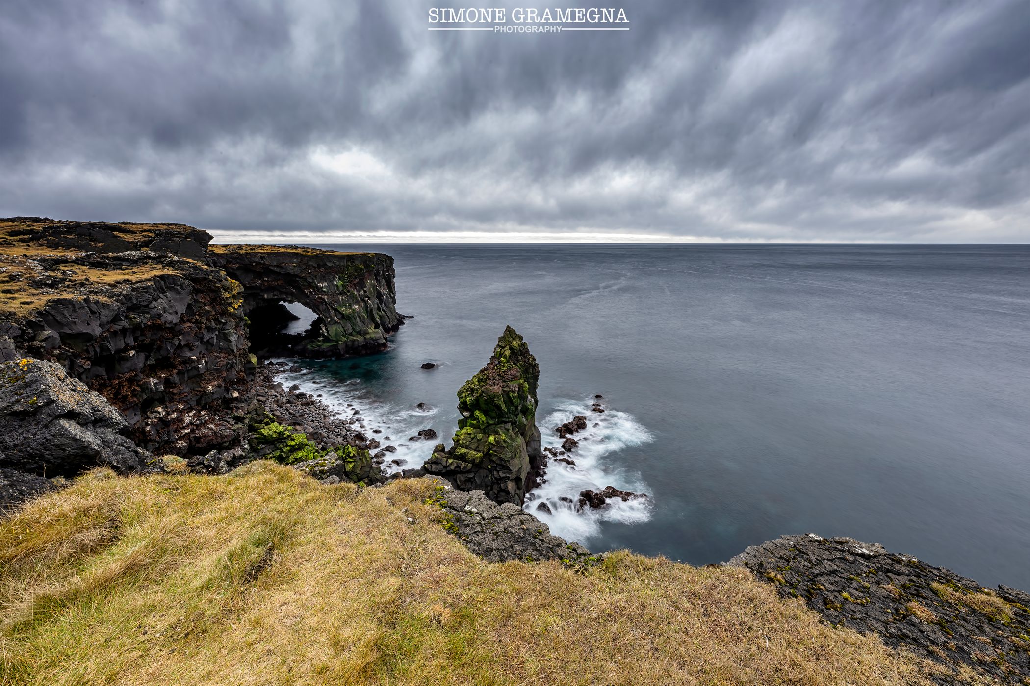 Cliffs at Svörtuloft, Iceland