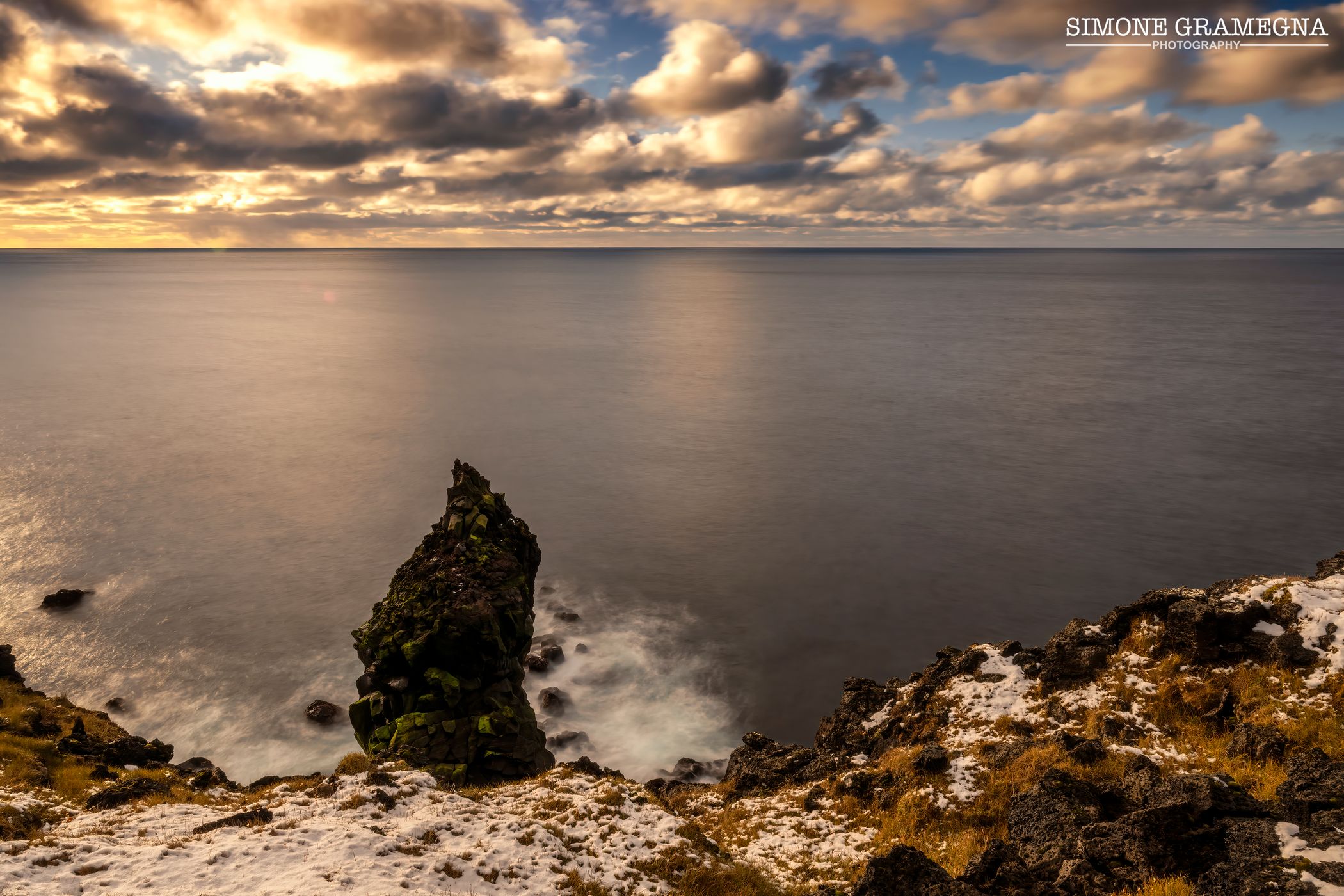 Cliffs at Svörtuloft, Iceland
