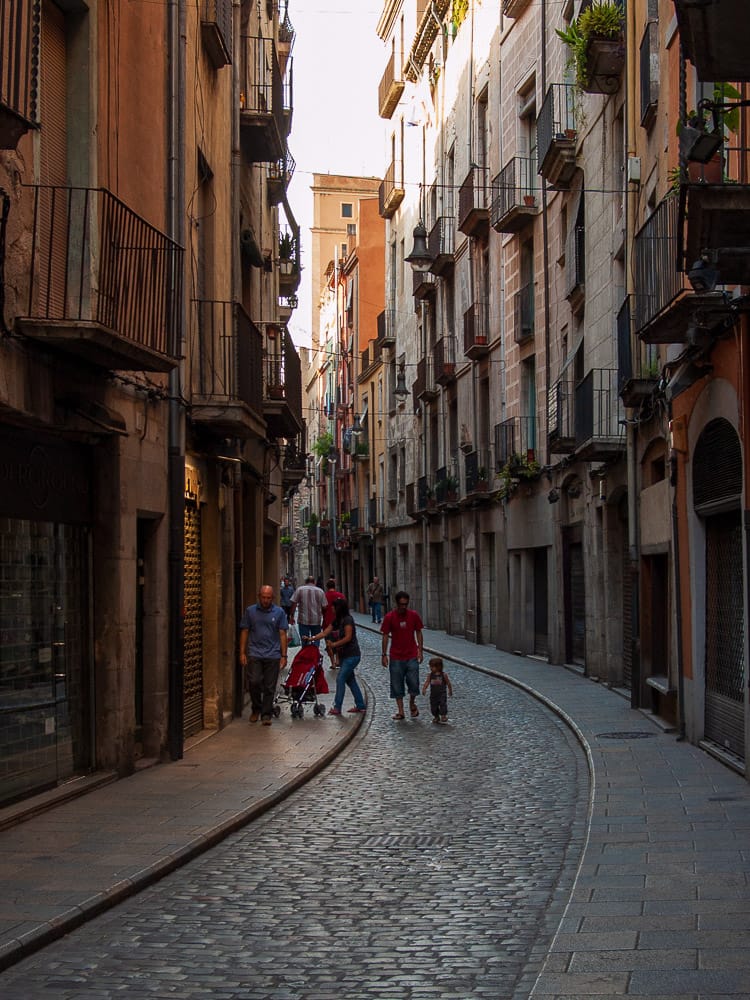 The Historical City Center of Girona, Spain