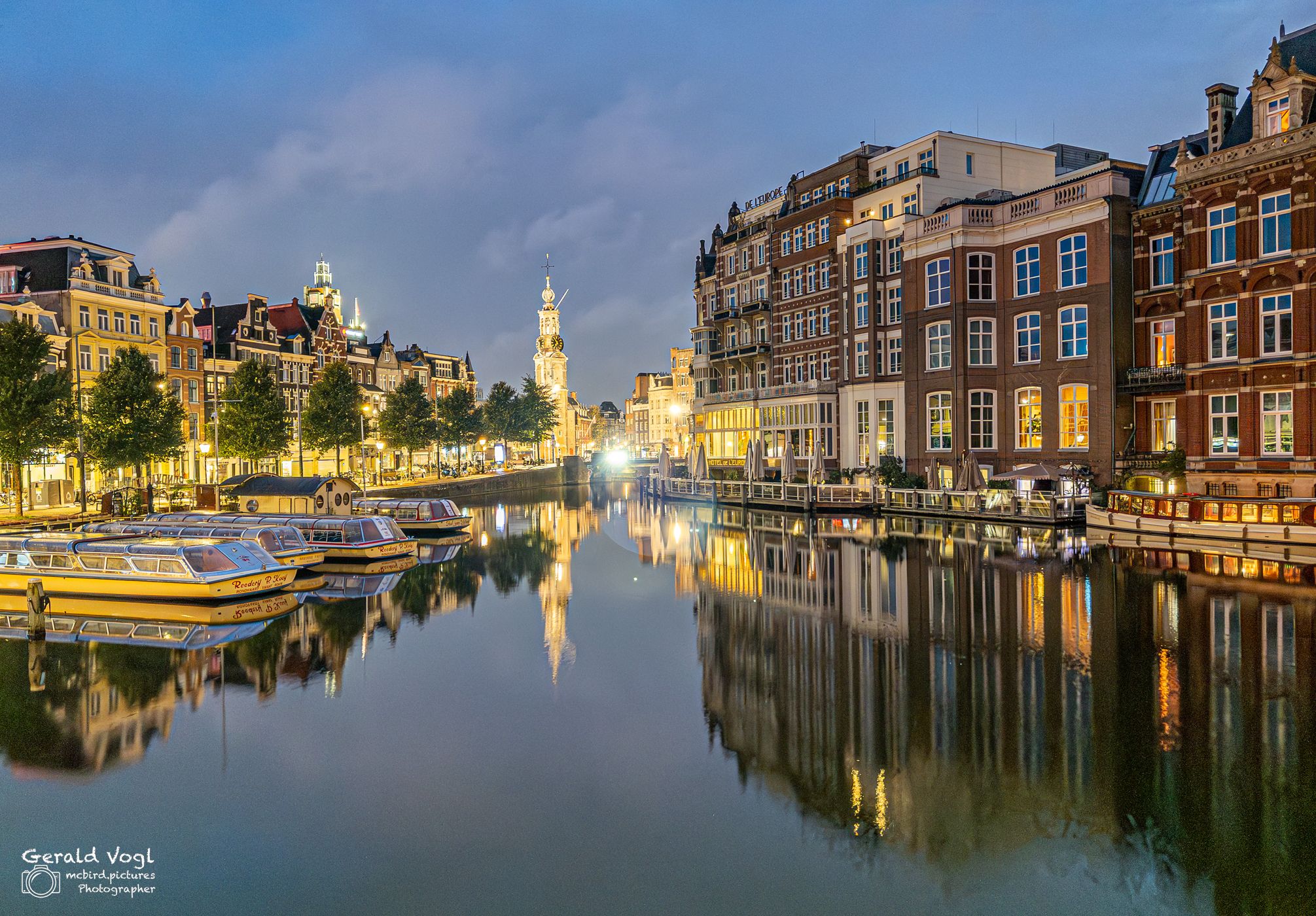 The Muntorren on the Amstel River, Netherlands