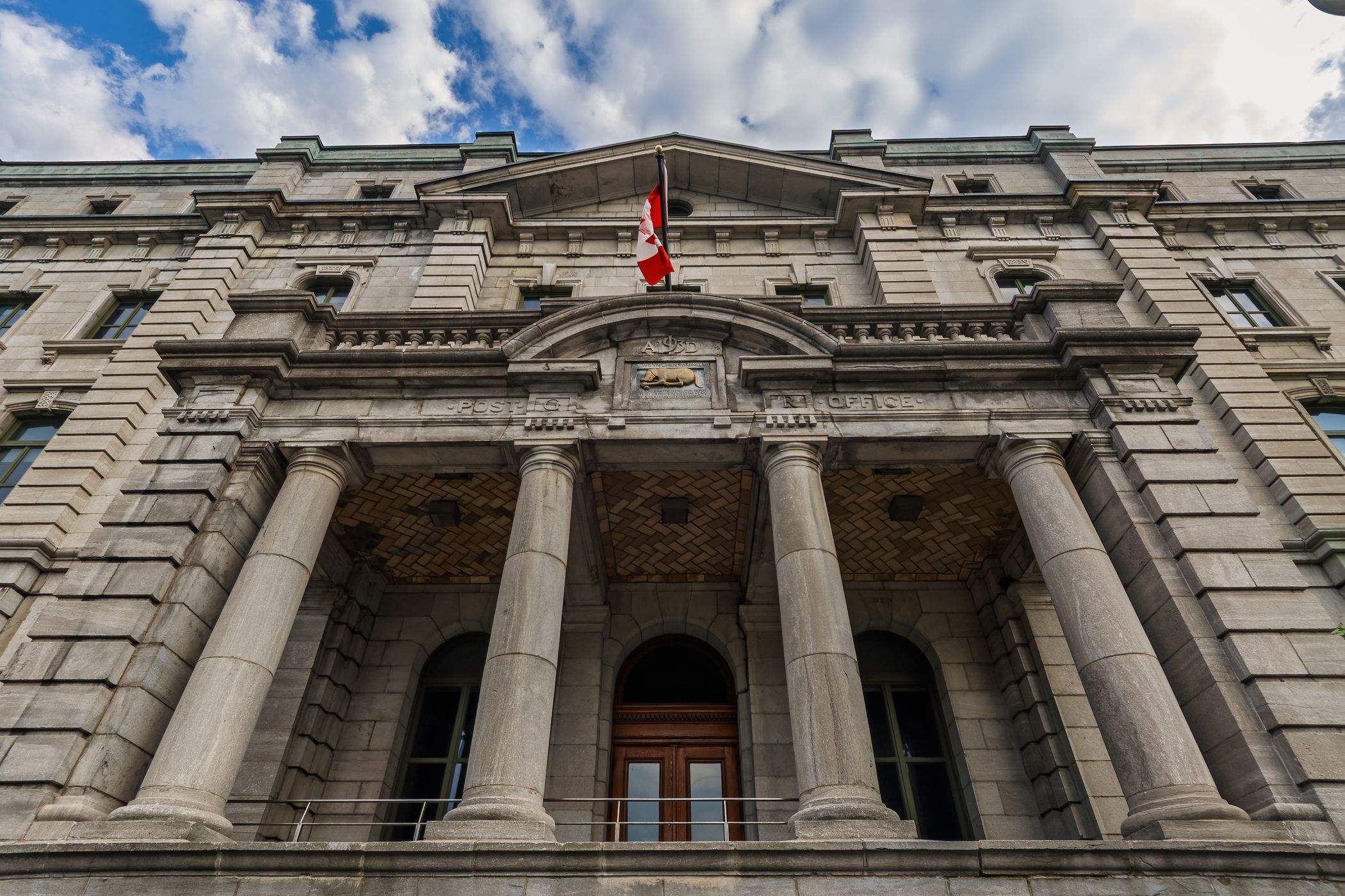 The Old Central Post Office of Québec City, Canada