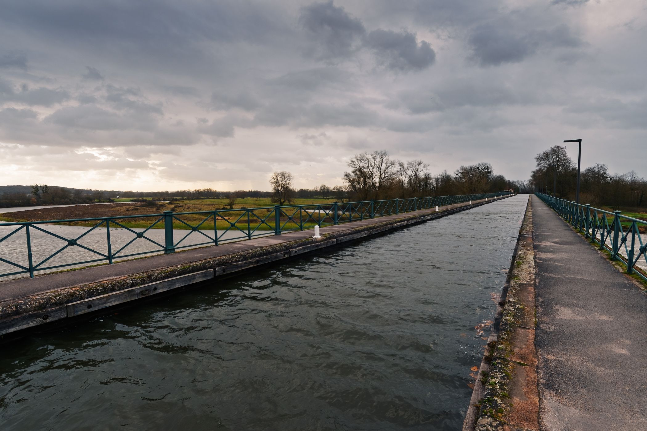 The Pont-Canal of Digoin, France