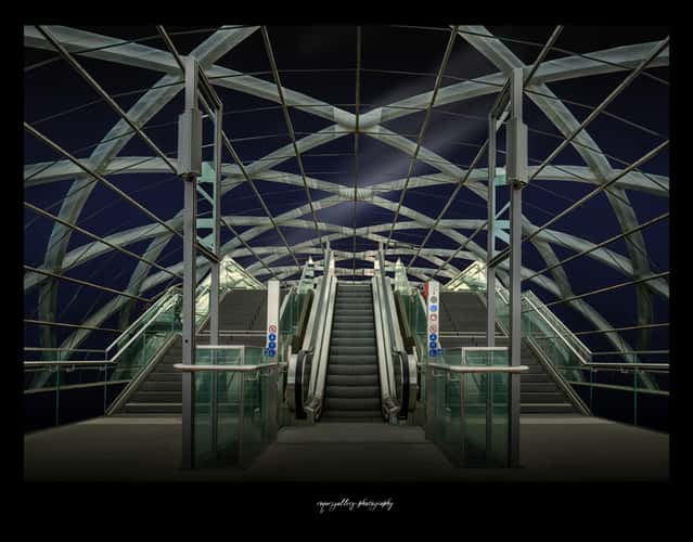 U Bahn station Elbbrücken