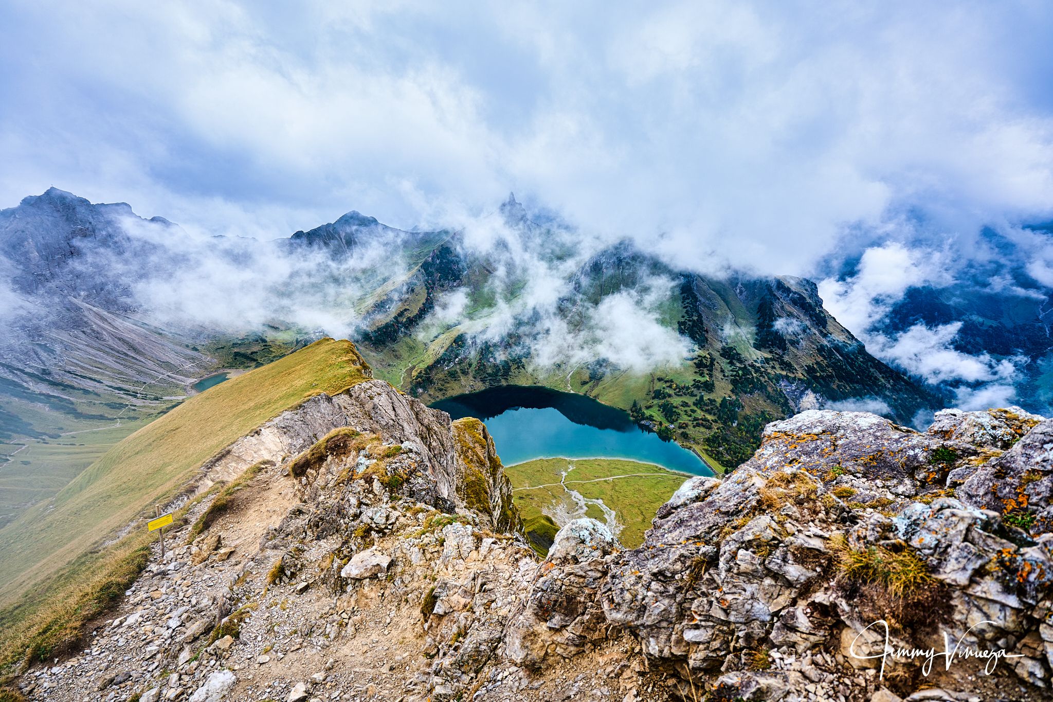 View from the Schochenspitze, Austria