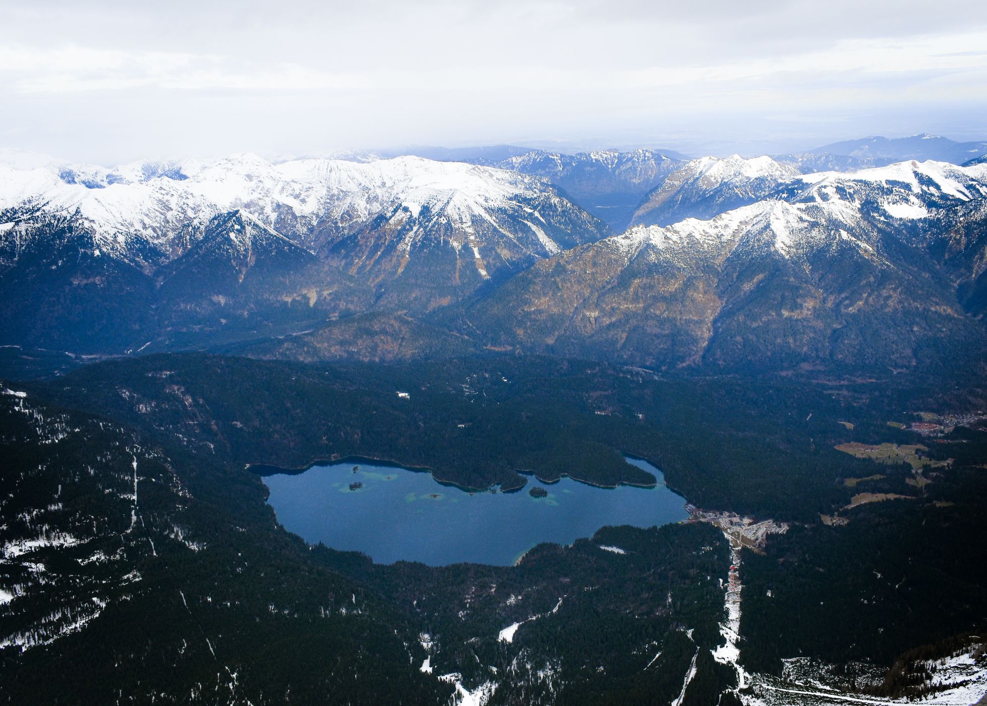 View from the Zugspitze, Germany