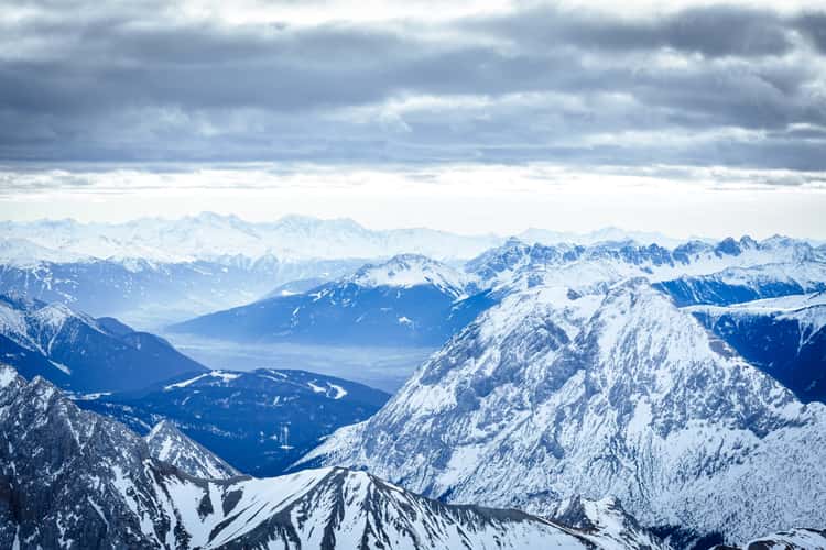 View from the Zugspitze