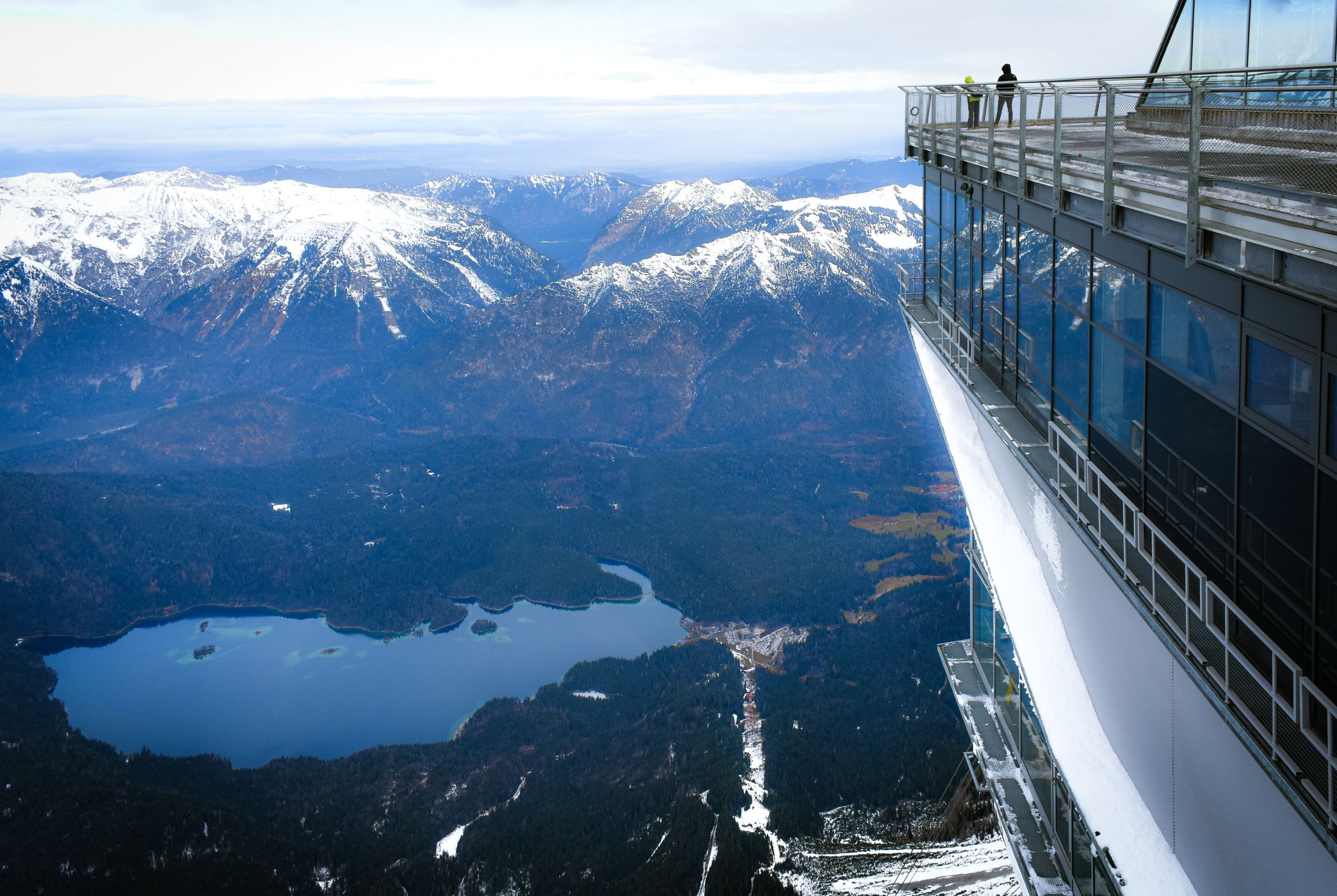 View from the Zugspitze, Germany
