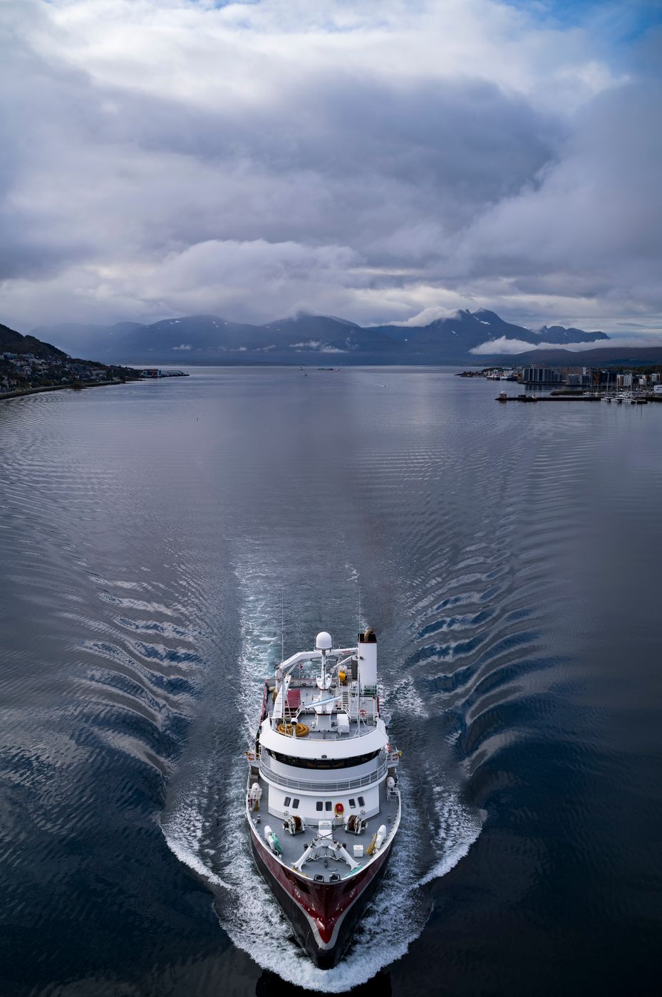 View from Tromsøbrua, Norway