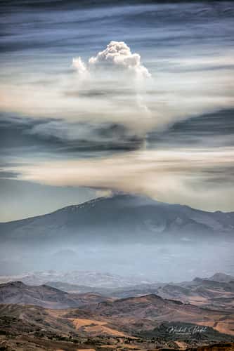 View of ETNA from Enna