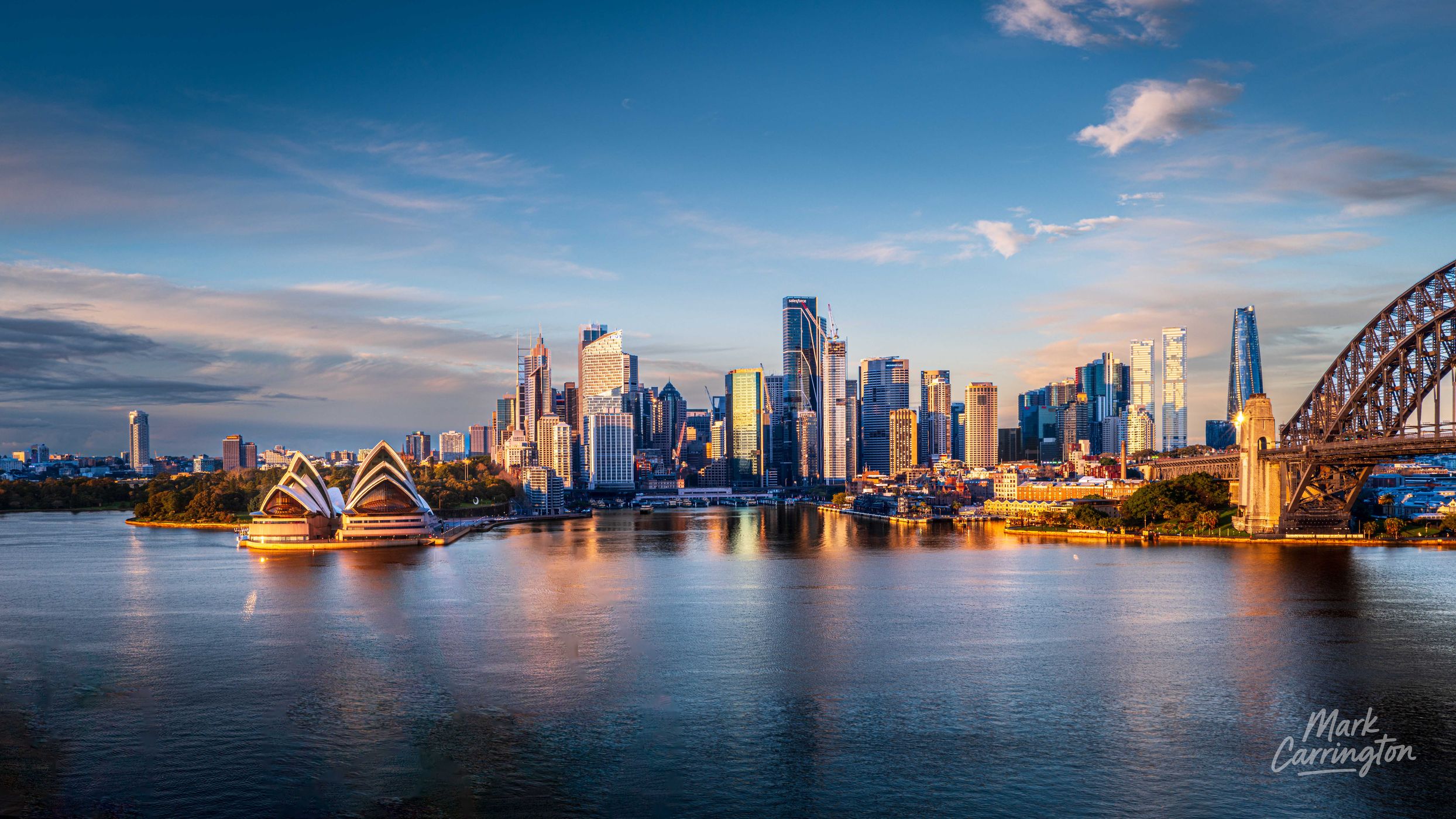 View of Sydney Harbour, Bridge and Opera House, Australia