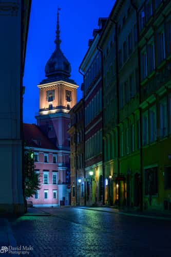 View of Warsaw Royal Castle