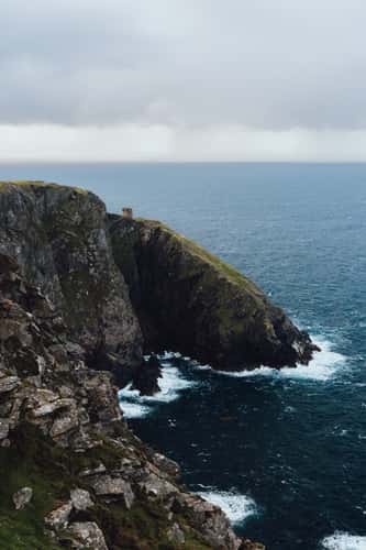 Watchtower new Slieve League Cliffs , Ireland