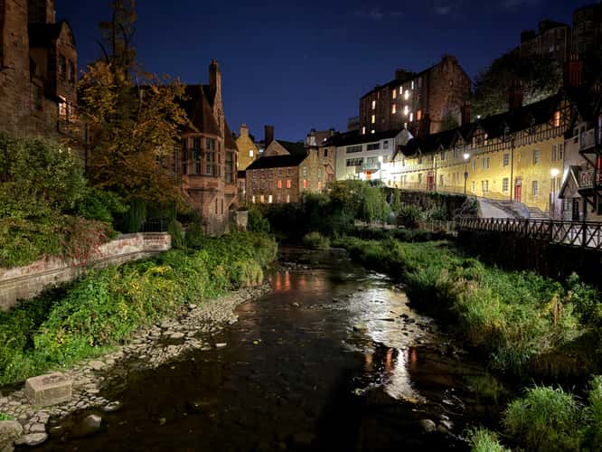 Well Court at Dean Village, Edinburgh