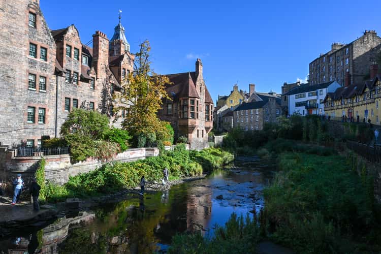Well Court at Dean Village, Edinburgh
