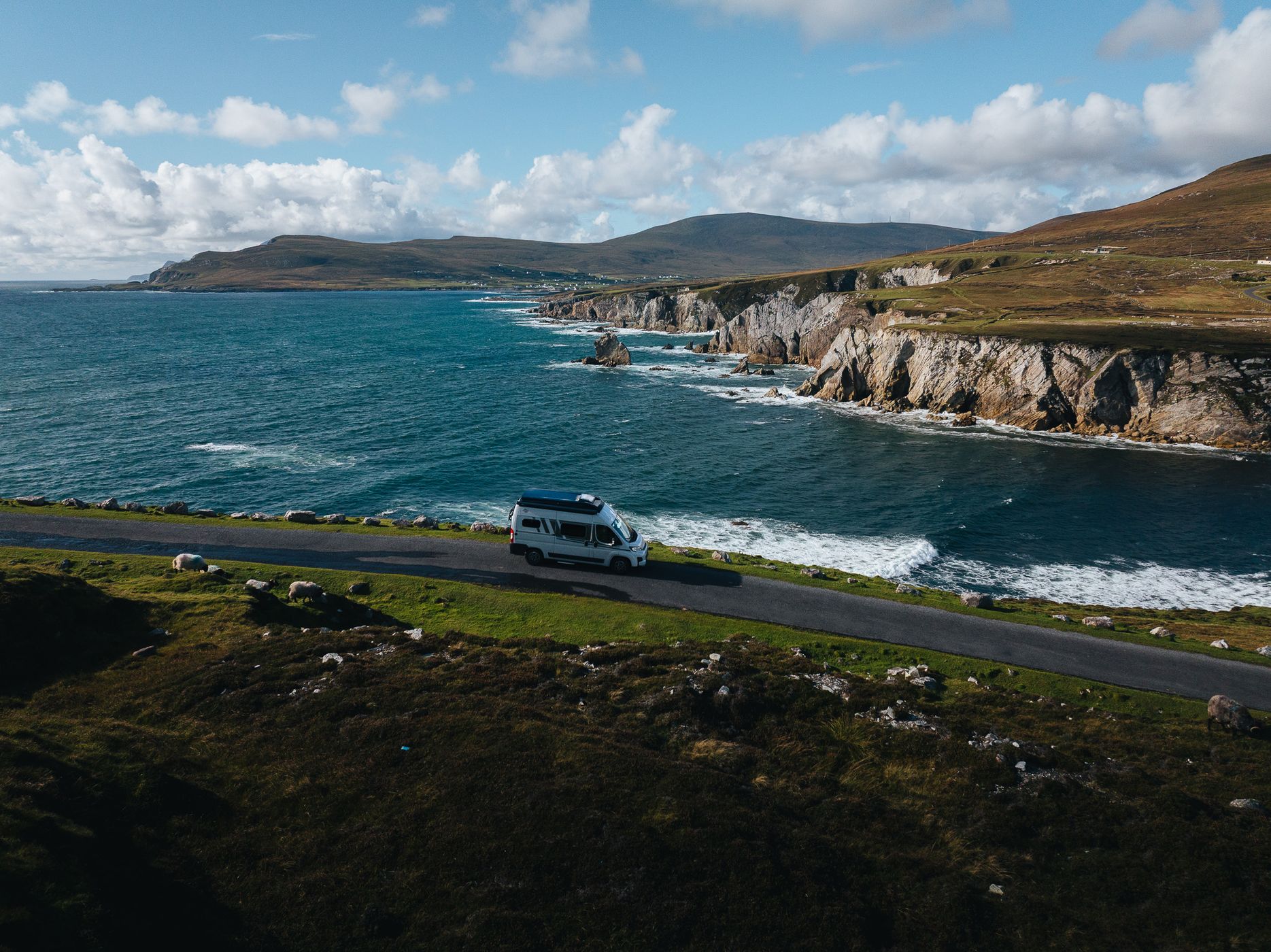 White Cliffs of Ashleam road, Ireland, Ireland