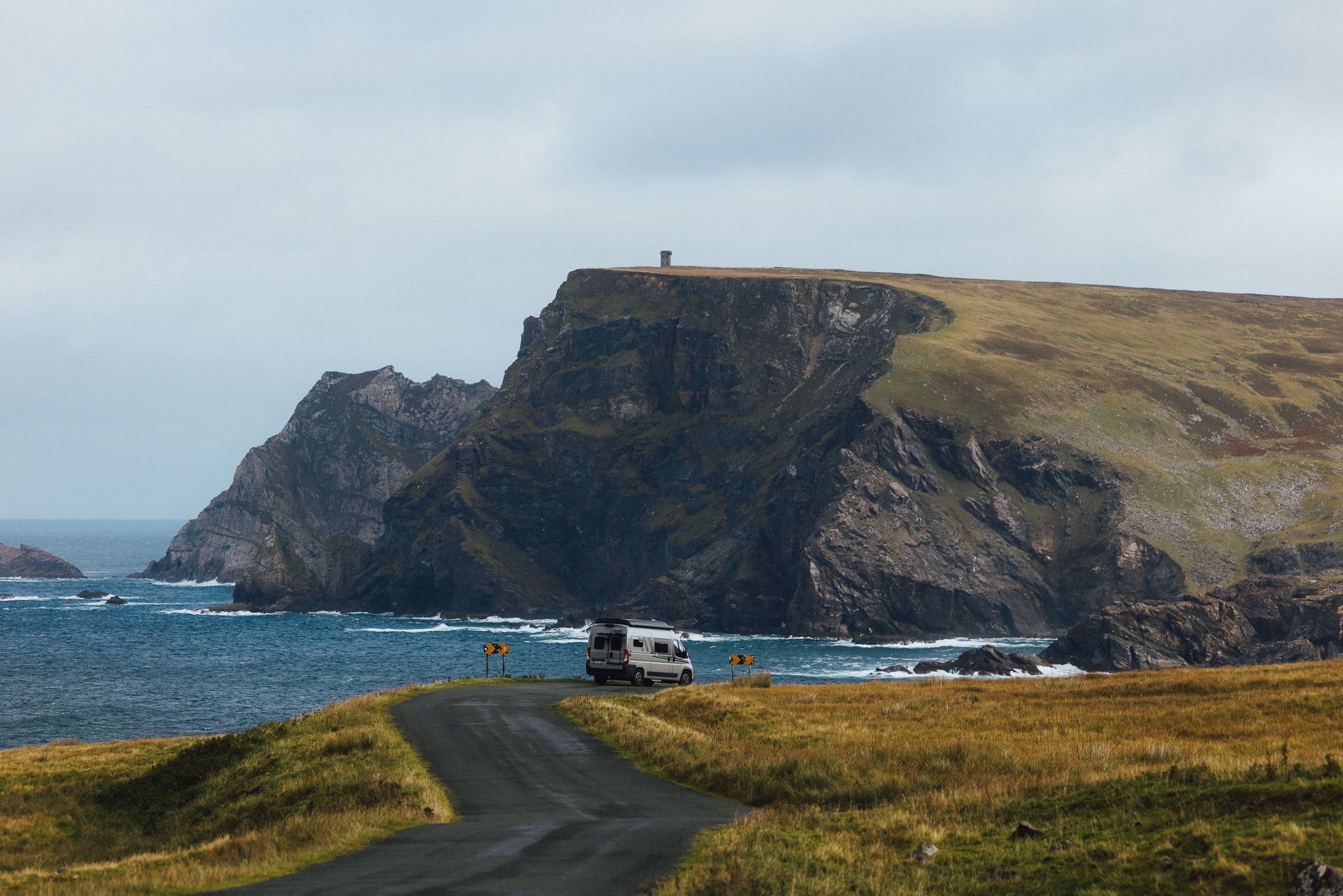 Wild Atlantic Way Cliffs in the North of Ireland, Ireland