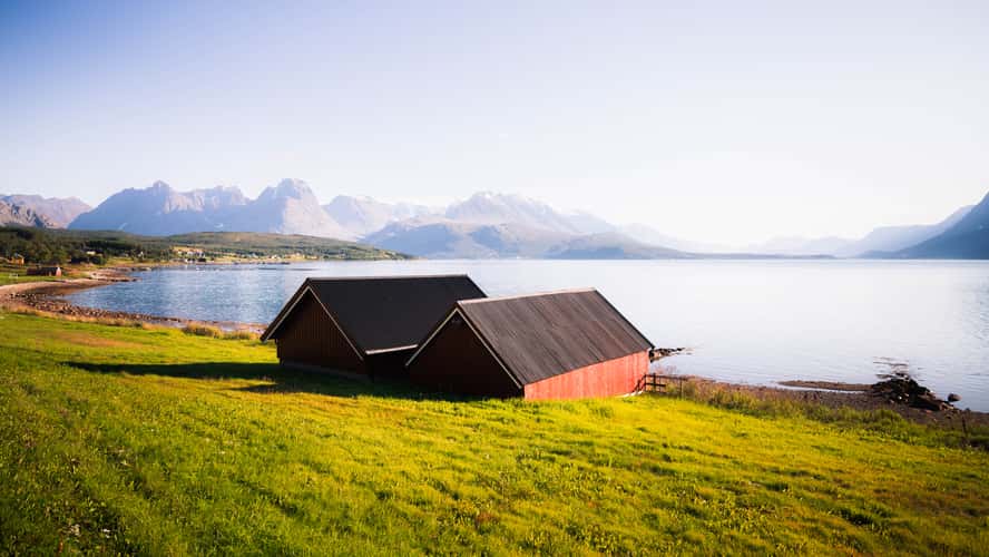 Wooden Houses Svensby