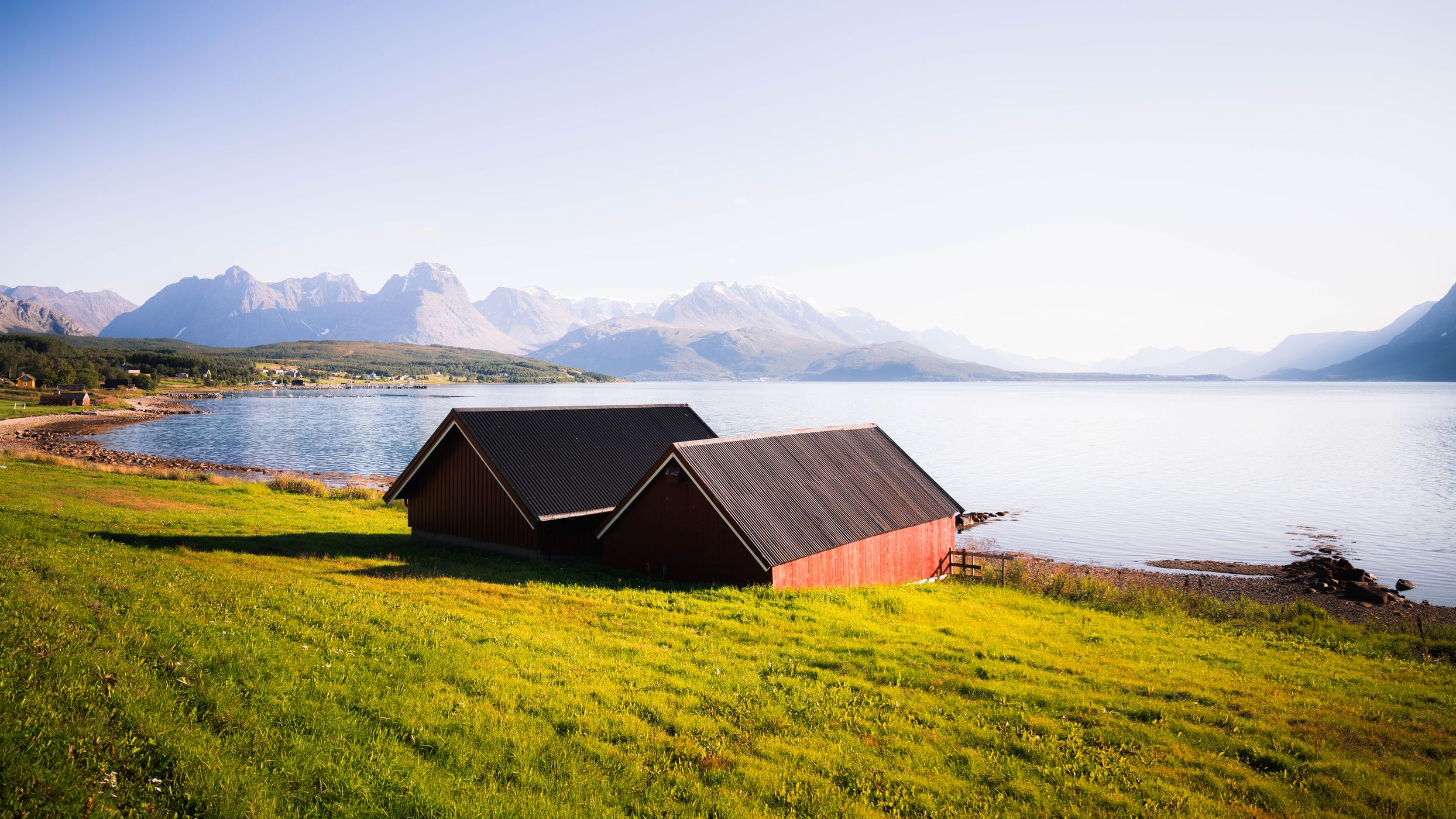 Wooden Houses Svensby, Norway