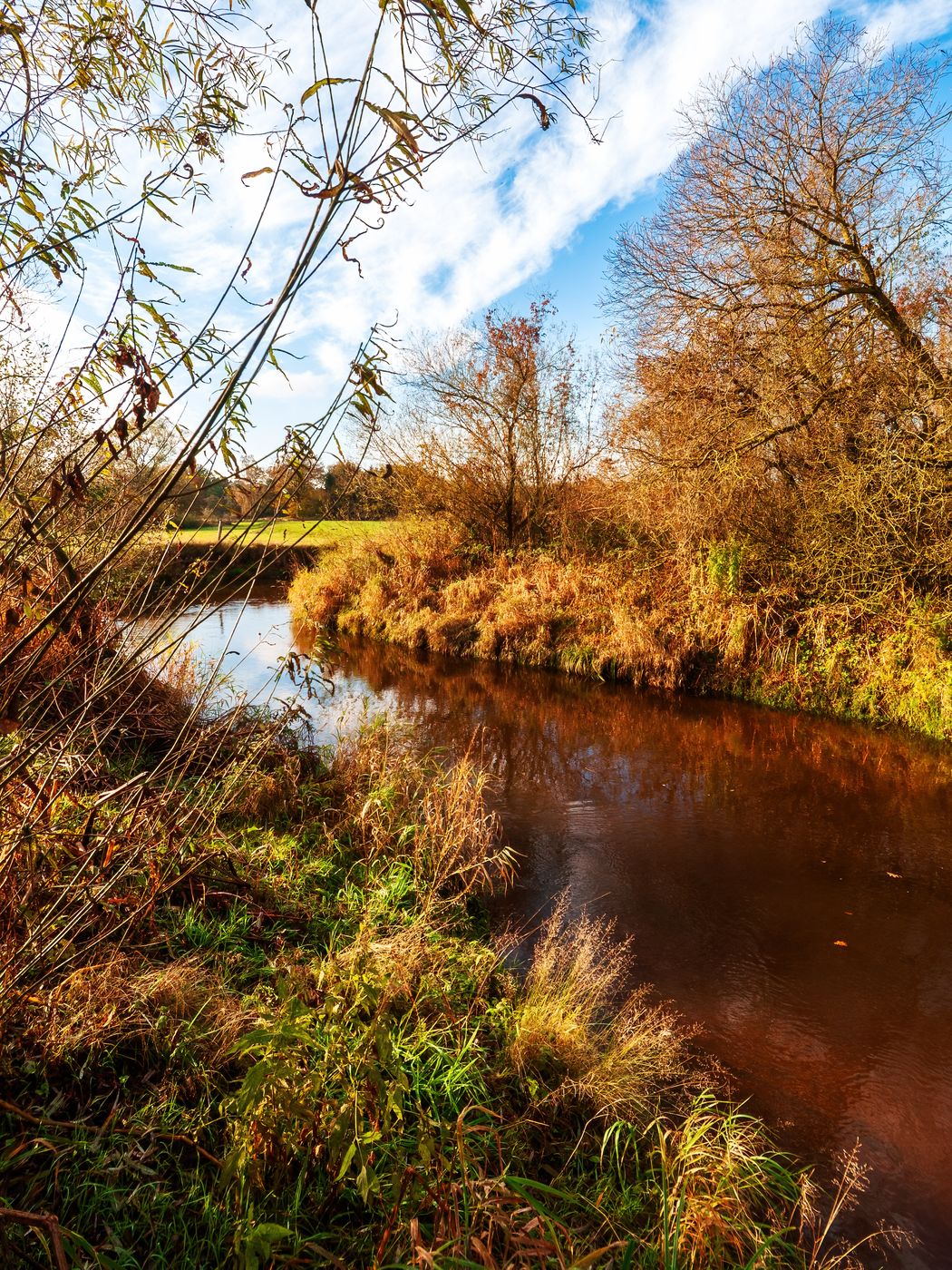 The Wümme near Lauenbrück, Niedersachsen (Lower Saxony), Germany, Germany