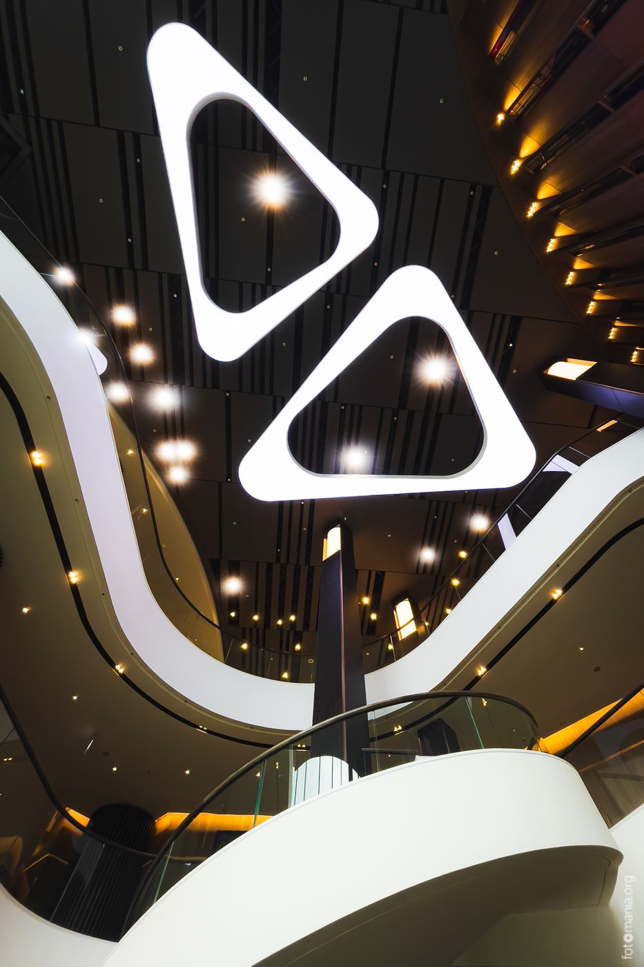 Zunda Towers entrance hall, Latvia