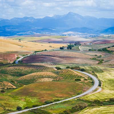 A-371 road (drone), Spain