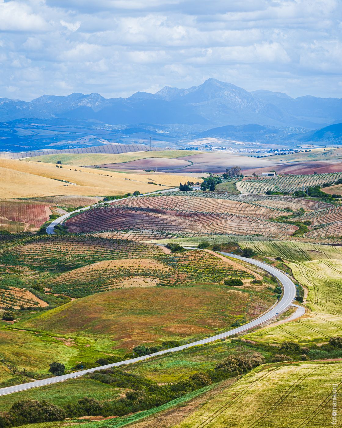 A-371 road (drone), Spain