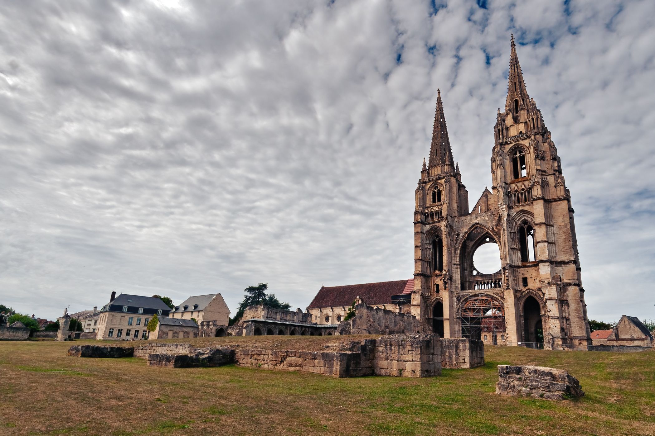 Abbaye Saint-Jean-des-Vignes in Soissons, France