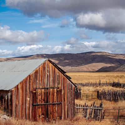 Abondonned farmstead near Austin Nevada, USA