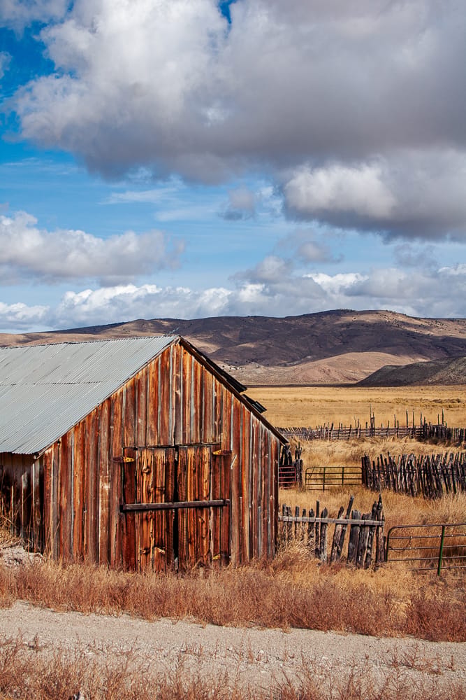 Abondonned farmstead near Austin Nevada, USA
