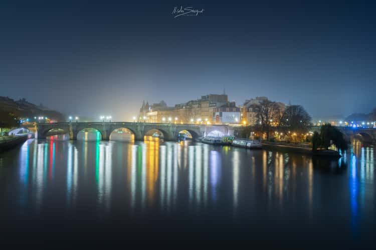 Art Bridge in Paris (Pont des Arts)