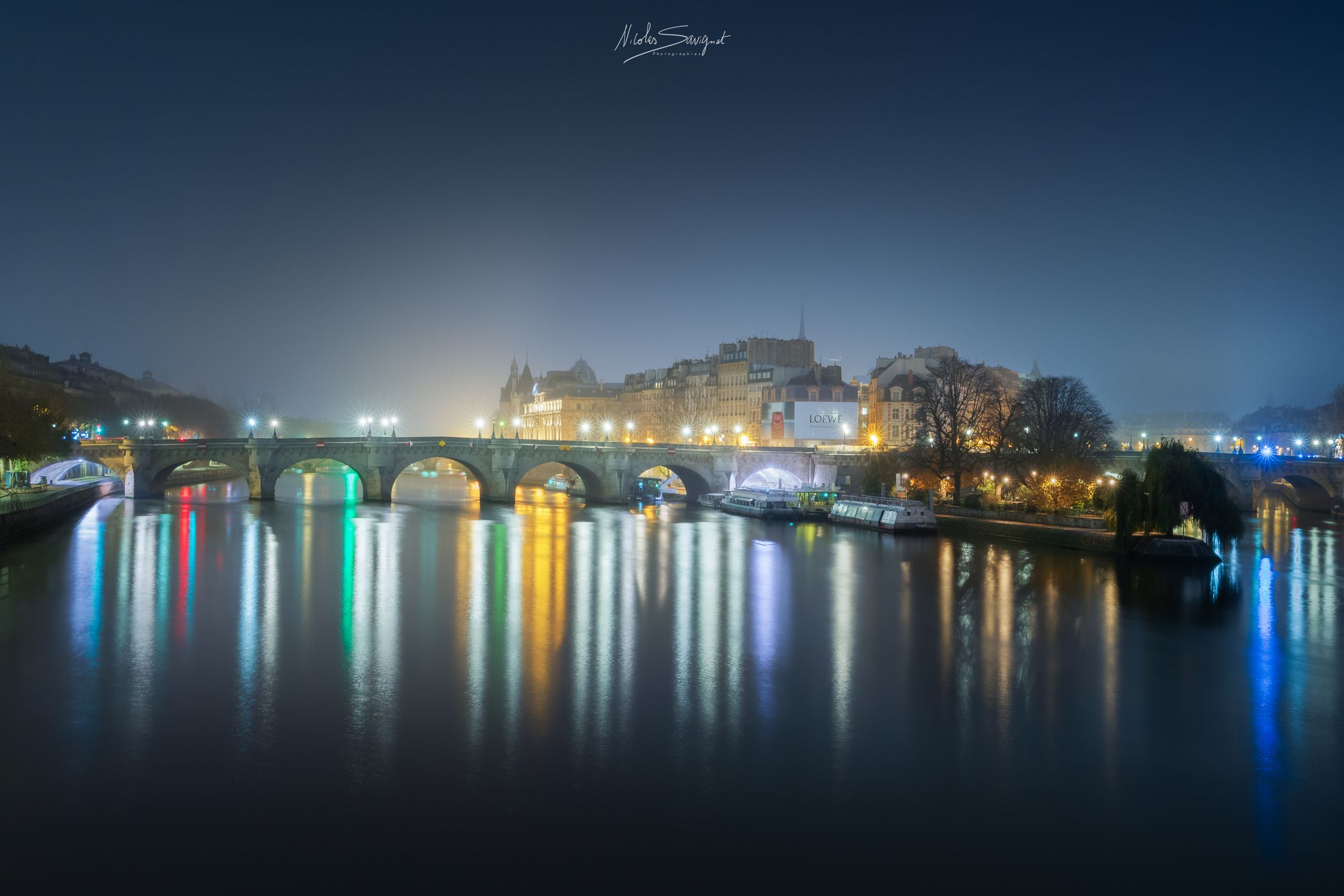 Art Bridge in Paris (Pont des Arts), France